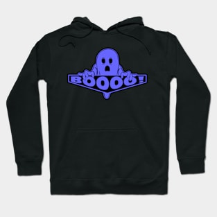 Cute Blue Halloween Ghost Hoodie